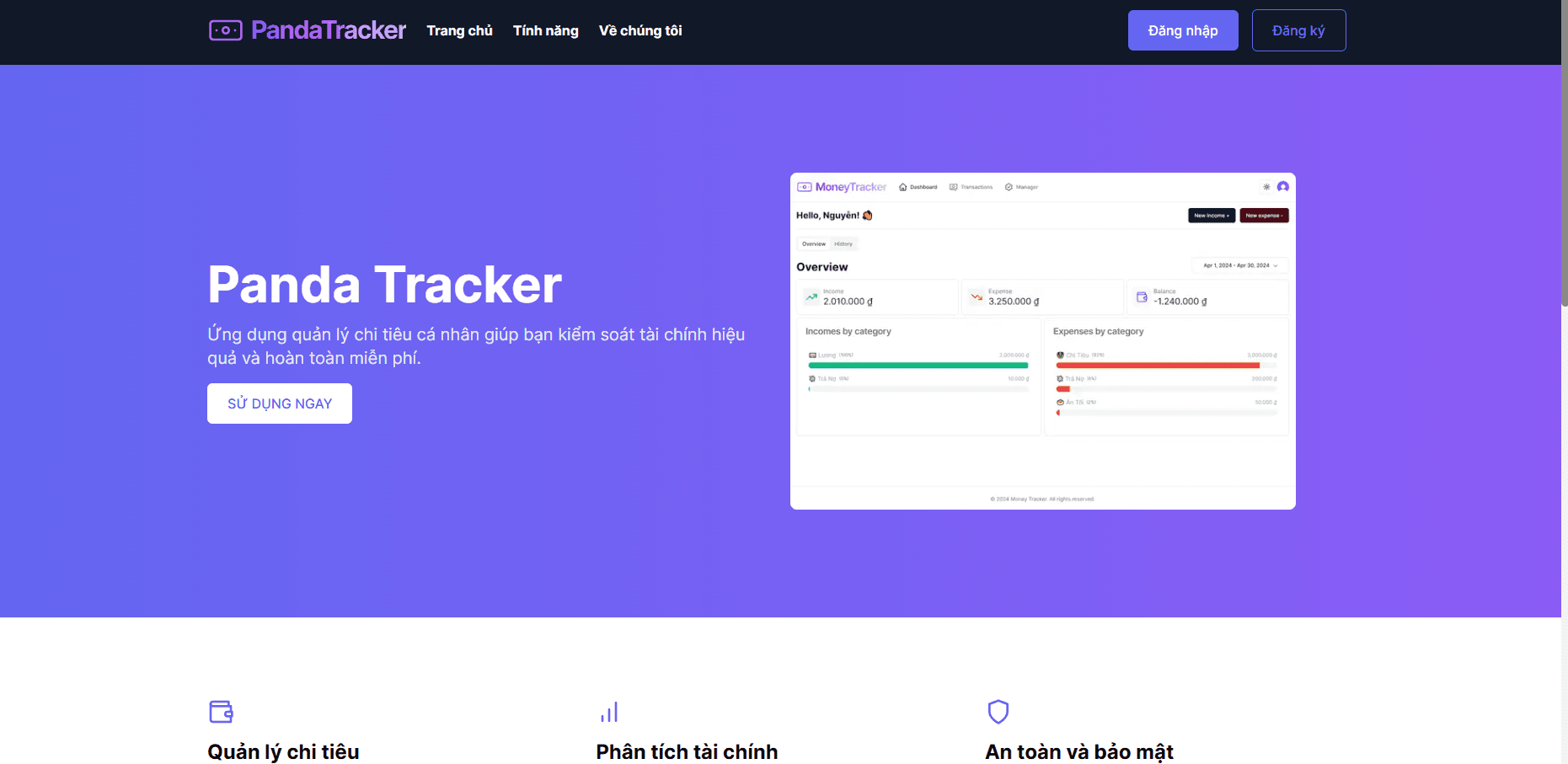 Panda Tracker